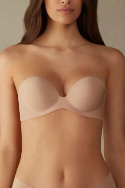 Strapless Bra With Transparent Back