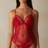 Undress To Impress Lace And Tulle Bodysuit -Lingerie Sale Store BOD24789888 FI