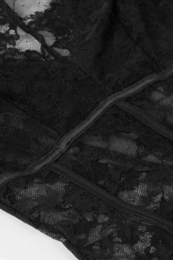 Shine High Like Stars Long-Sleeved Lace Body -Lingerie Sale Store BOD2481019 D1