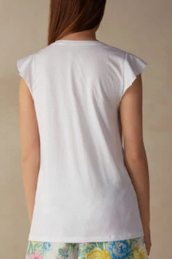 Summer Garden Sleeveless Ultrafresh Supima® Cotton Top -Lingerie Sale Store CGD895001 BI