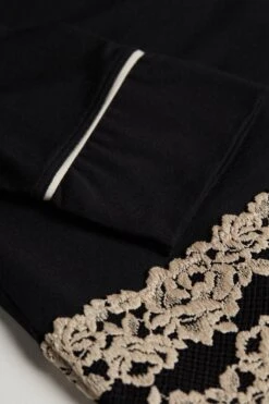 Pretty Flowers Button-Up Modal Top -Lingerie Sale Store CL1294Q 9887 D1