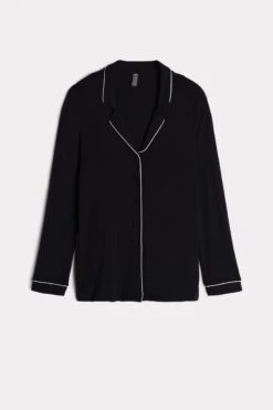 Long-Sleeve Micromodal Jacket -Lingerie Sale Store CLD701 019 F