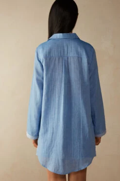 Early In The Morning Long-Sleeved Shirt -Lingerie Sale Store CLD897006J BI