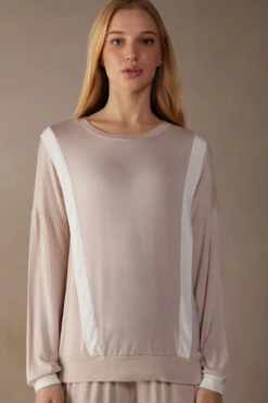 Simple Elegance Long-Sleeved Modal Jumper