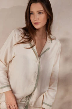 Lost In Fields Full-Length Plain-Weave Modal Trousers 11 Lost In Fields Full-Length Plain-Weave Modal Trousers -Lingerie Sale Store CLD913A230J M