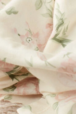 Scent Of Roses Short-Sleeved Cotton Top -Lingerie Sale Store CMD2484205J D1