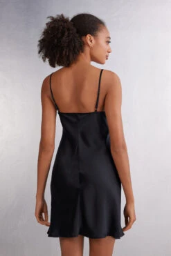 Silk Slip -Lingerie Sale Store LC71S3019 BI