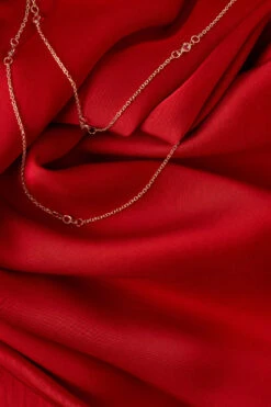 Luxury Treats Long Viscose Satin Slip -Lingerie Sale Store LLD24759888 D1