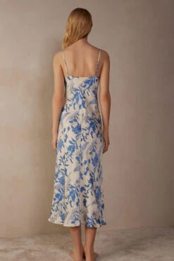 Feeling Beautiful Long Satin Slip 11 Feeling Beautiful Long Satin Slip -Lingerie Sale Store LLD2494222J BI