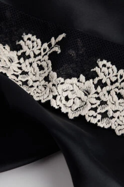 Pretty Flowers Silk Top With Spaghetti Straps -Lingerie Sale Store LT1294A9887 D1