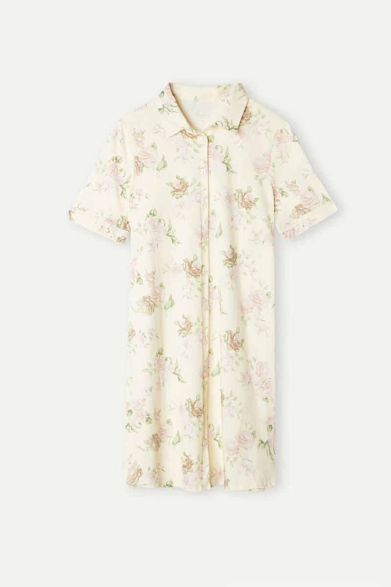 Scent Of Roses Cotton Nightdress 7 Scent Of Roses Cotton Nightdress - Image 5