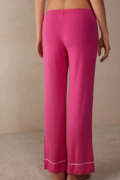 Pretty Flowers Full-Length Modal Trousers -Lingerie Sale Store PD1294P213J BI