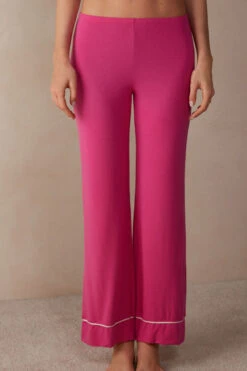 Pretty Flowers Full-Length Modal Trousers