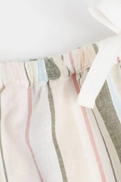 Marine Holidays Cotton And Linen Shorts -Lingerie Sale Store PDC893A911I D1