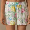 Summer Garden Linen Shorts -Lingerie Sale Store PDC895A910I FI