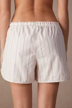 Soft Spring Plain-Weave Cotton Shorts 11 Soft Spring Plain-Weave Cotton Shorts -Lingerie Sale Store PDC909225J BI