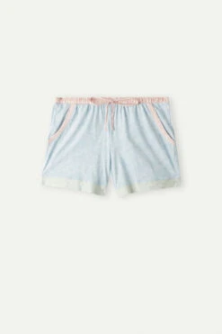 Romantic Cashmere Cotton Shorts -Lingerie Sale Store PDC910226J F