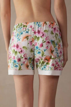 Botanical Lyrics Modal Shorts -Lingerie Sale Store PDC912229J BI