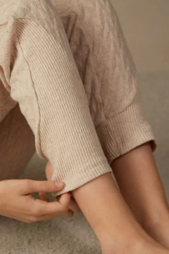 Winter Braid Full-Length Trousers With Cuffed Ankles 10 Winter Braid Full-Length Trousers With Cuffed Ankles -Lingerie Sale Store PDL905A2106 DT1W