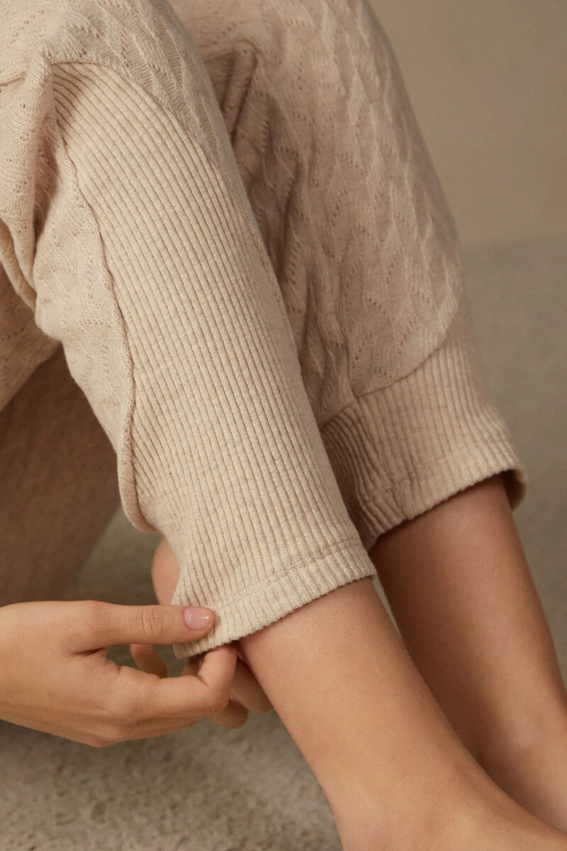 Winter Braid Full-Length Trousers With Cuffed Ankles 5 Winter Braid Full-Length Trousers With Cuffed Ankles - Image 3