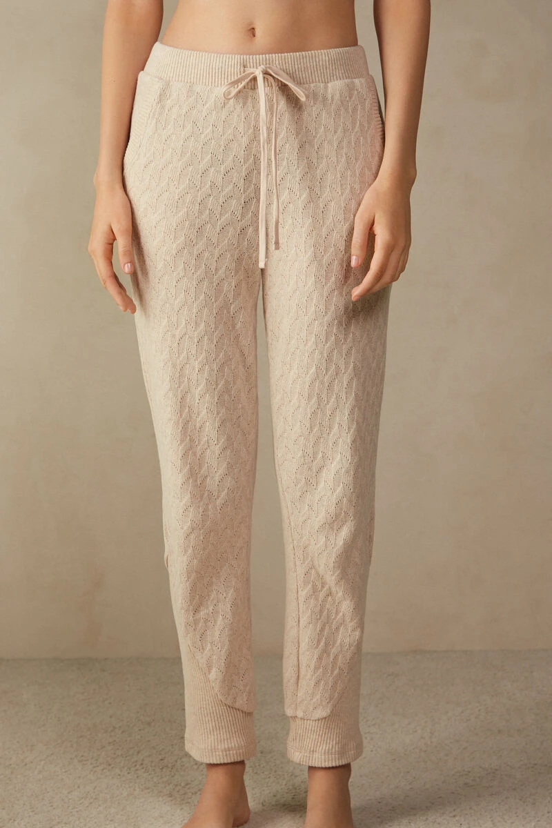 Winter Braid Full-Length Trousers With Cuffed Ankles 3 Winter Braid Full-Length Trousers With Cuffed Ankles