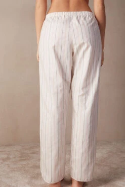 Soft Spring Plain-Weave Cotton Trousers -Lingerie Sale Store PDL909225J BI
