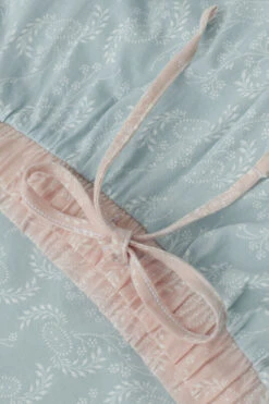 Romantic Cashmere Full-Length Cotton Trousers -Lingerie Sale Store PDL910226J D1