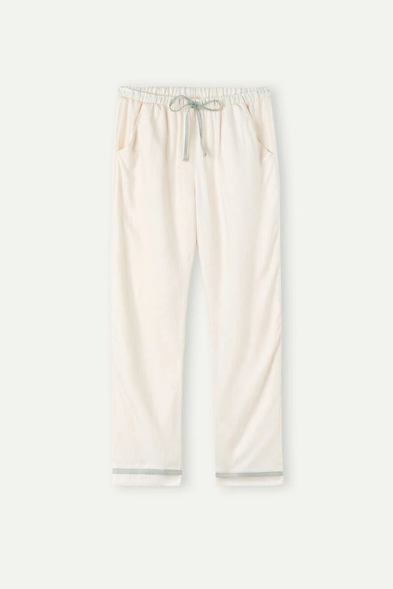 Lost In Fields Full-Length Plain-Weave Modal Trousers 8 Lost In Fields Full-Length Plain-Weave Modal Trousers - Image 6