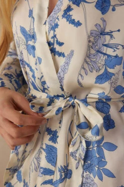 Feeling Beautiful Satin Kimono -Lingerie Sale Store PVD2494222J DT1W