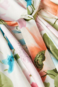 Botanical Lyrics Satin Kimono -Lingerie Sale Store PVD912228J D1