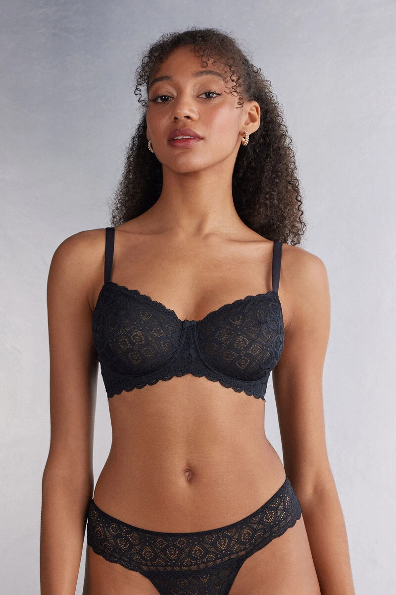 Daniela Lace Balconette Bra 3 Daniela Lace Balconette Bra