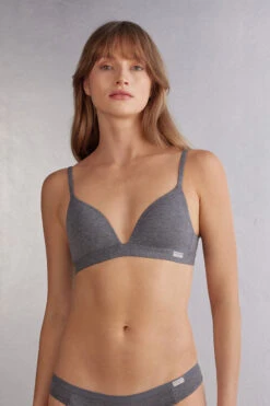 Tiziana Natural Cotton Triangle Bra