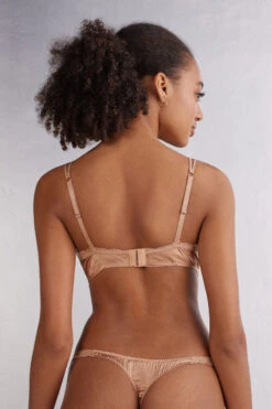 Tiziana Silk And Lace Triangle Bra -Lingerie Sale Store RIS92T163I BI