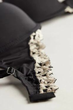 Pretty Flowers Microfibre Bellissima Push-Up Bra -Lingerie Sale Store RPD12949887 D1