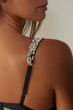 Pretty Flowers Microfibre Bellissima Push-Up Bra -Lingerie Sale Store RPD12949887 DT2W