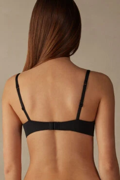 Monica Push-up Bra In Microfiber -Lingerie Sale Store RPD50N019 BI