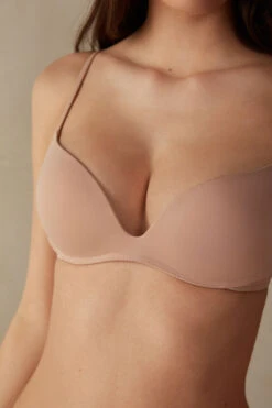 Gioia C-D Cup Super Push-Up Bra In Microfibre -Lingerie Sale Store RPS50G044 DT1W