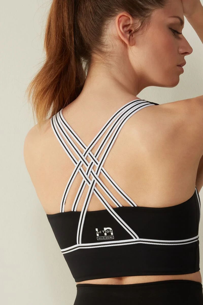 In Action Padded Bra Top With Supima® Cotton Lining 6 In Action Padded Bra Top With Supima® Cotton Lining - Image 4