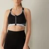 In Action Zipped Bra Top With Supima® Cotton Lining -Lingerie Sale Store RSP001Z wear 661I FI