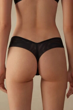 Layers Of Lust 80s-Style Brazilian Briefs -Lingerie Sale Store SB2464O019 BI
