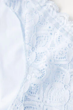 Lace And Microfibre Brazilian Briefs -Lingerie Sale Store SBD96M220J D1