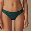 Lace And Microfibre Brazilian Briefs -Lingerie Sale Store SBD96M4572 FI