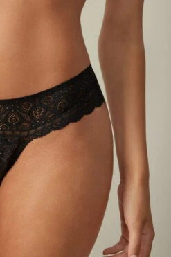 Lace Brazilian Briefs -Lingerie Sale Store SBD96P019 DT2W