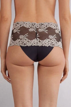Pretty Flowers French Knickers -Lingerie Sale Store SC1294B9887 BI