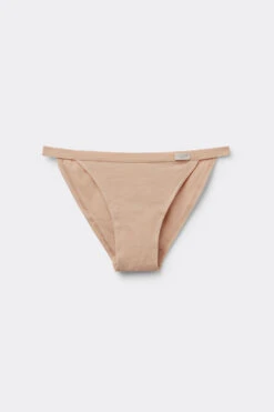 Natural Cotton Briefs With Side Straps -Lingerie Sale Store SI65F2044 F