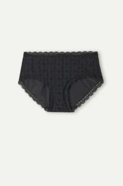 Microfibre And Lace Briefs 14 Microfibre And Lace Briefs -Lingerie Sale Store SI96A3019 F