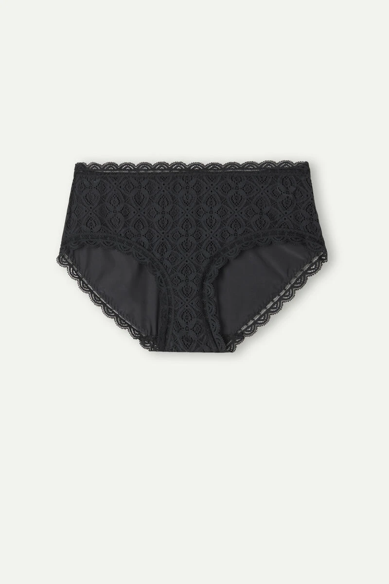 Microfibre And Lace Briefs 8 Microfibre And Lace Briefs - Image 6