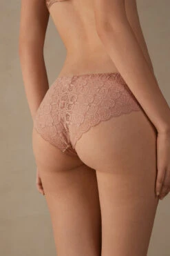 Silk And Lace Briefs -Lingerie Sale Store SID92B163I BI