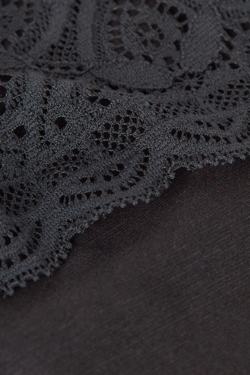 High-Rise Briefs In Lace And Cotton 9 High-Rise Briefs In Lace And Cotton - Image 7