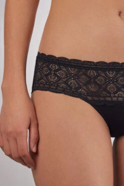 High-Rise Briefs In Lace And Cotton 11 High-Rise Briefs In Lace And Cotton -Lingerie Sale Store SID96A019 DT1W